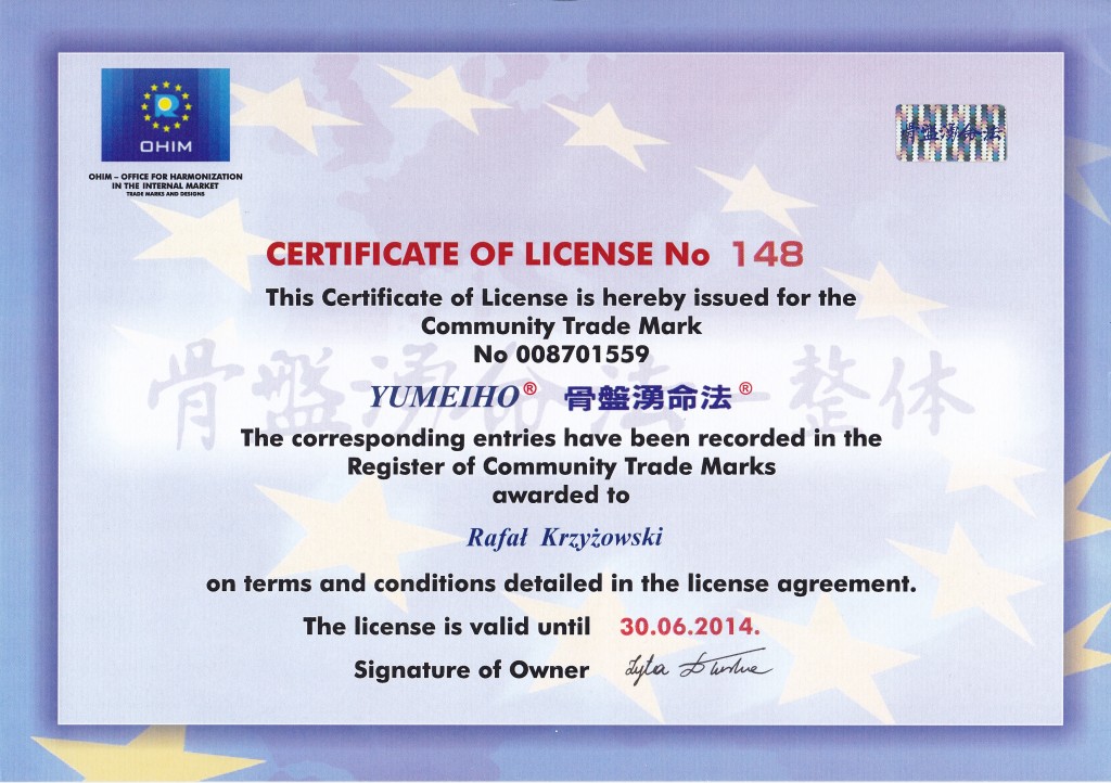 Certyfikat dla 148 wazny do 30.06.2014